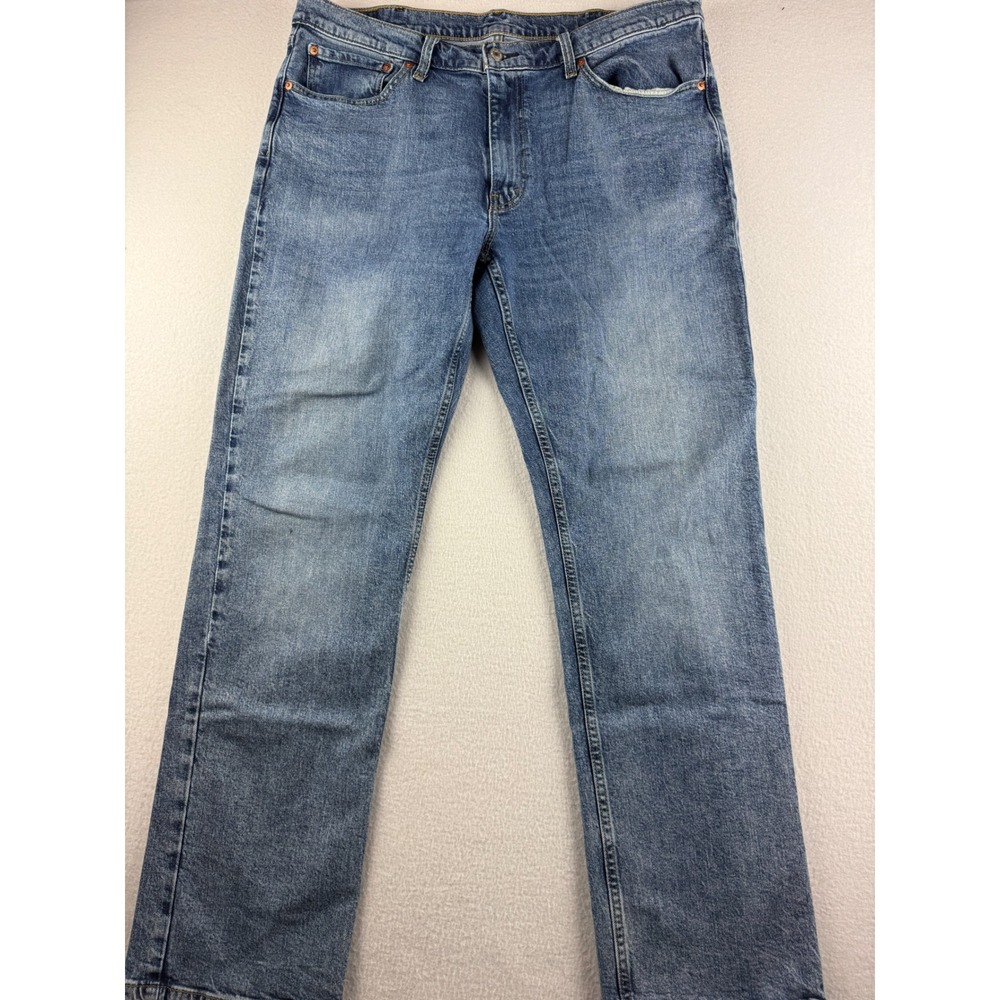 Levis 514 Straight Fit Mens Jeans Blue Medium Wash 38x32 Denim Pants